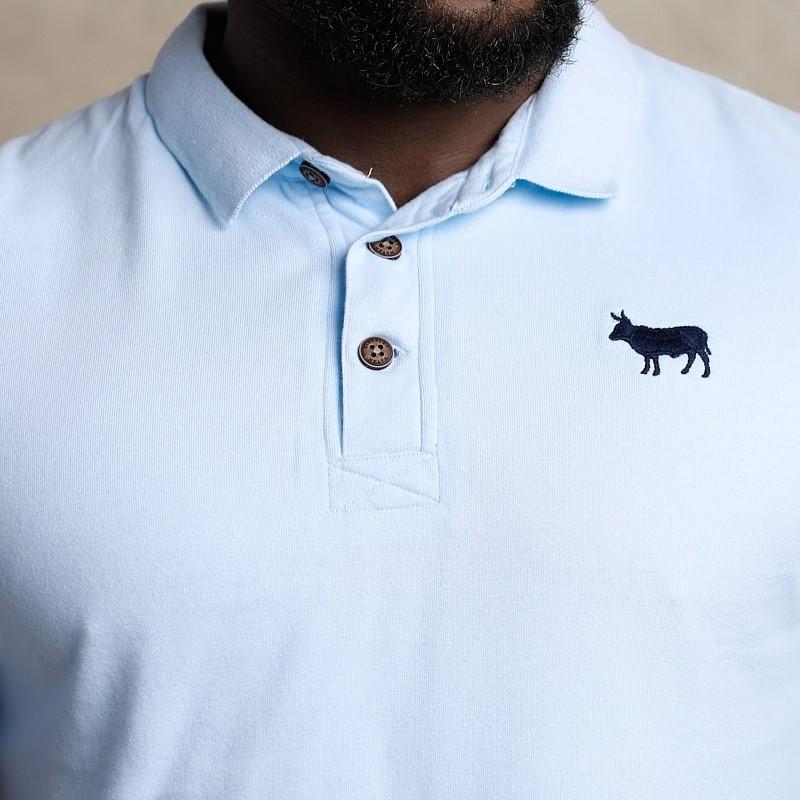 Timeless Nguni Pop Polo - Sky