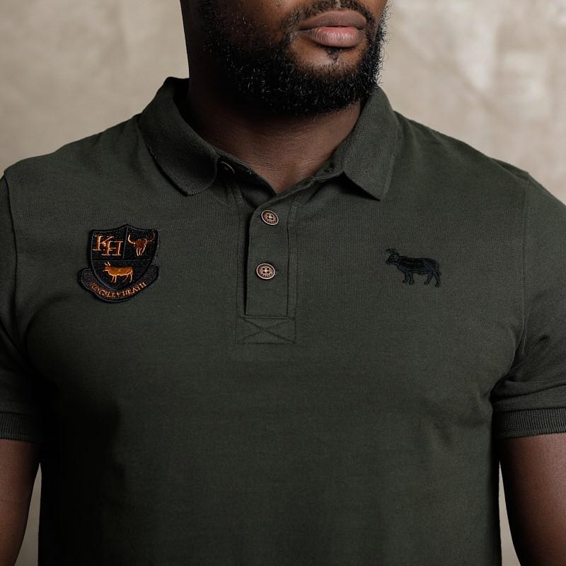 Vintage Badge Polo - Fatigue