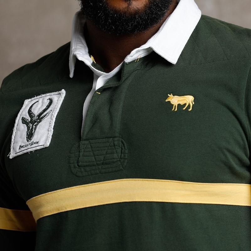 Champions 2.0 Rugby Polo Long Sleeve - Forest