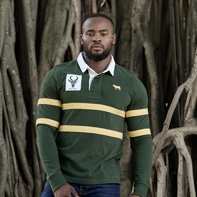 Champions 2.0 Rugby Polo Long Sleeve - Forest