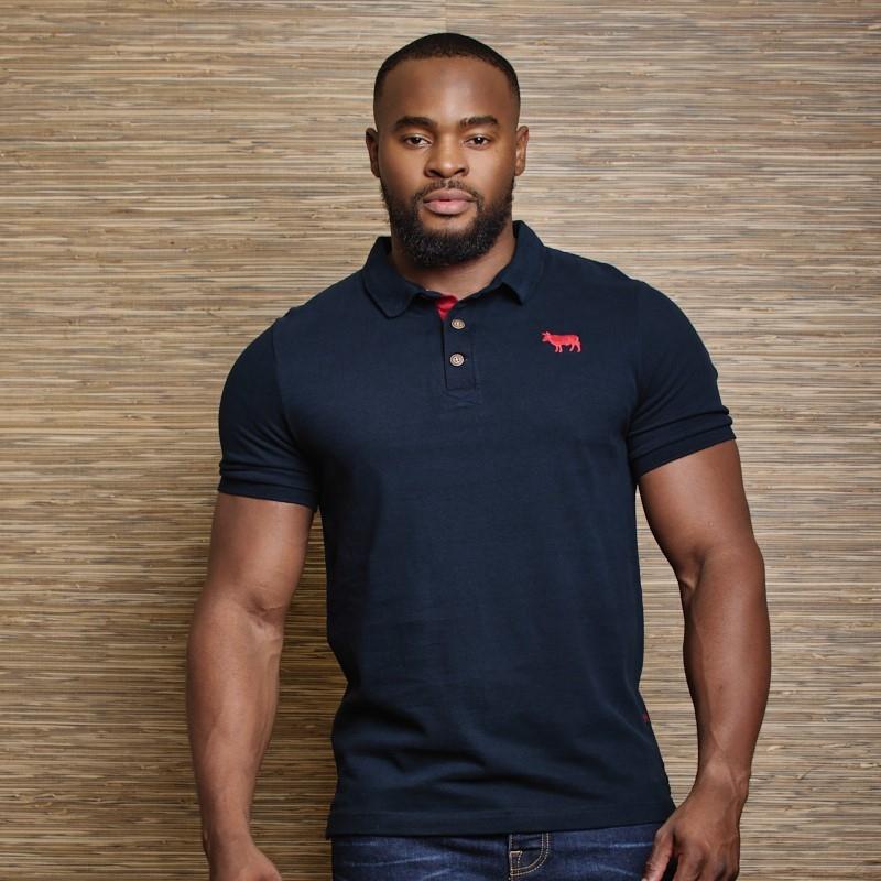 Classic Placket Pop Polo - Midnight