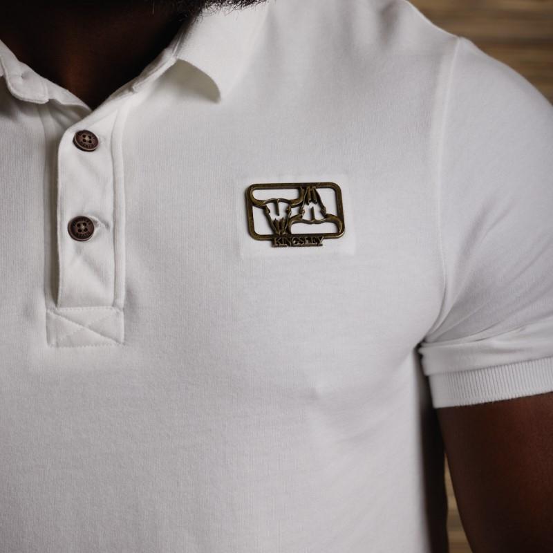 Metal Inverted Skull Polo - Pelican