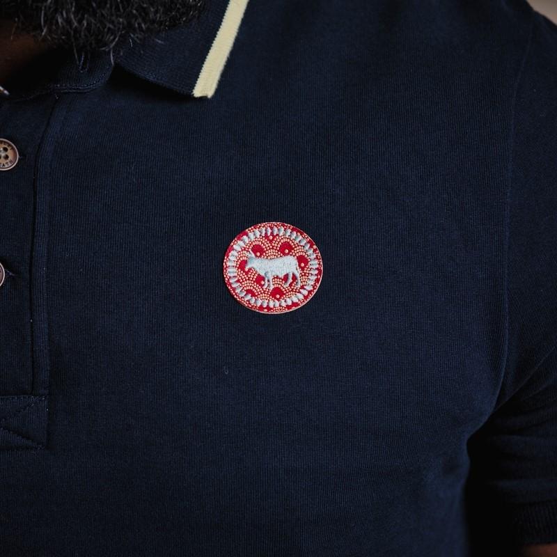 Shwe-Shwe Tipped Polo - Midnight