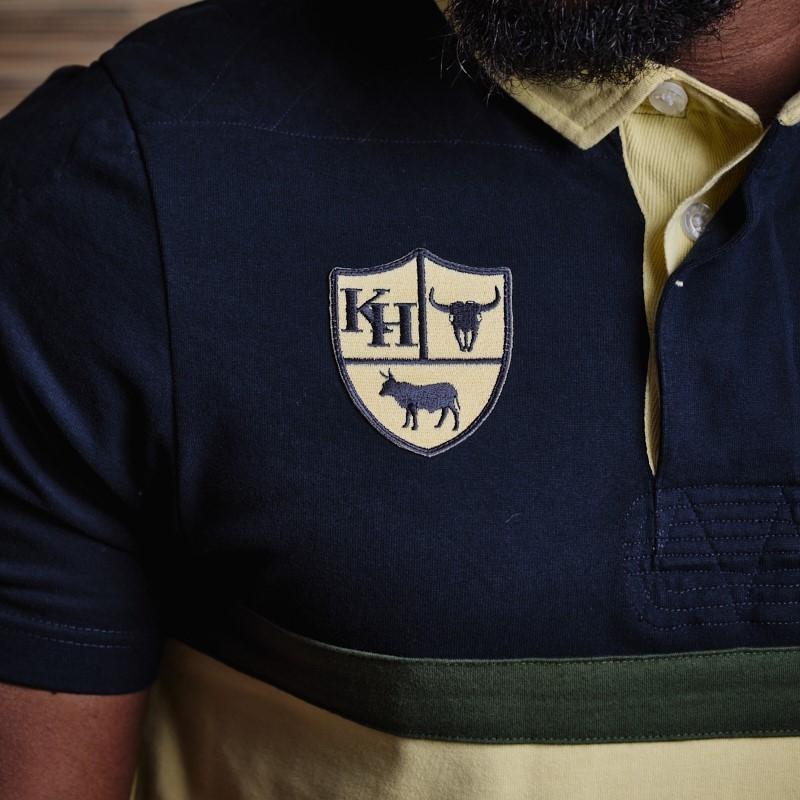 Vintage Victory Rugby Polo - Midnight
