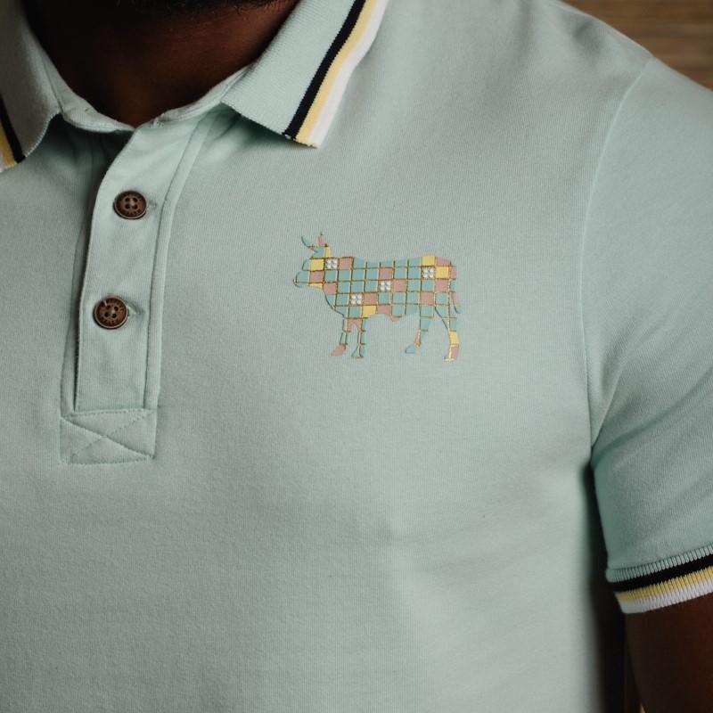 Cube Logo Polo - Mint