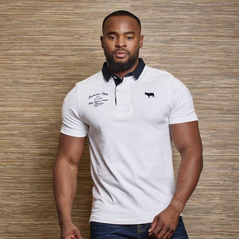 Heritage SS Rugby Polo - Pelican