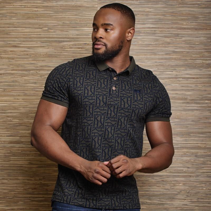 Monogram Jacquard Polo - Fatigue