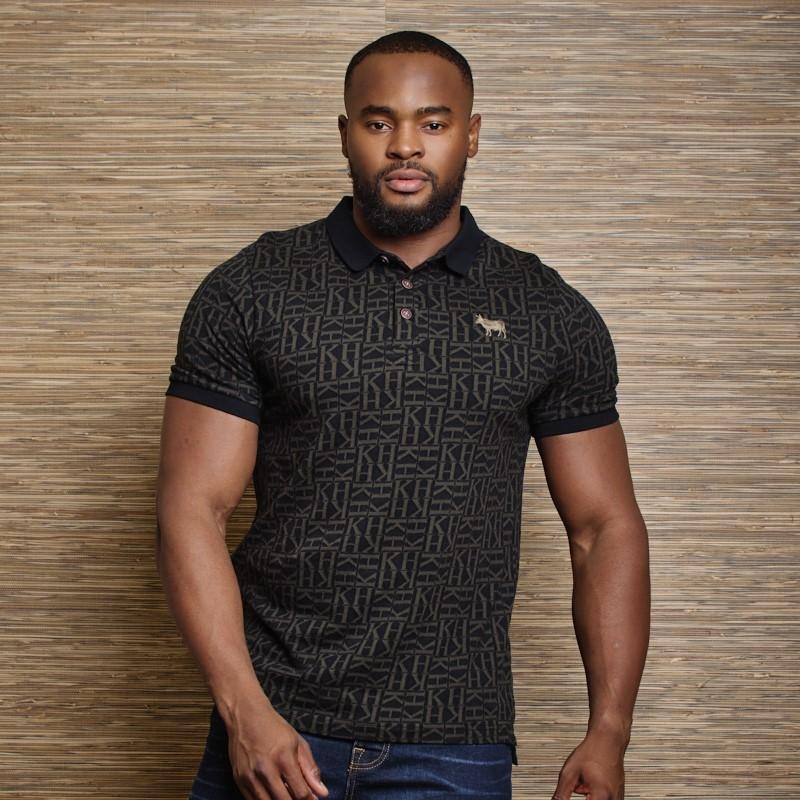 Monogram Jacquard Polo - Fatigue