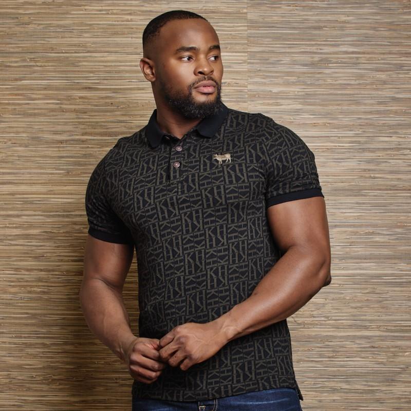 Monogram Jacquard Polo - Fatigue