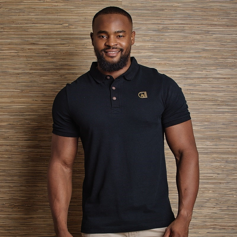 Curved Cut Out Metal Polo - Mamba