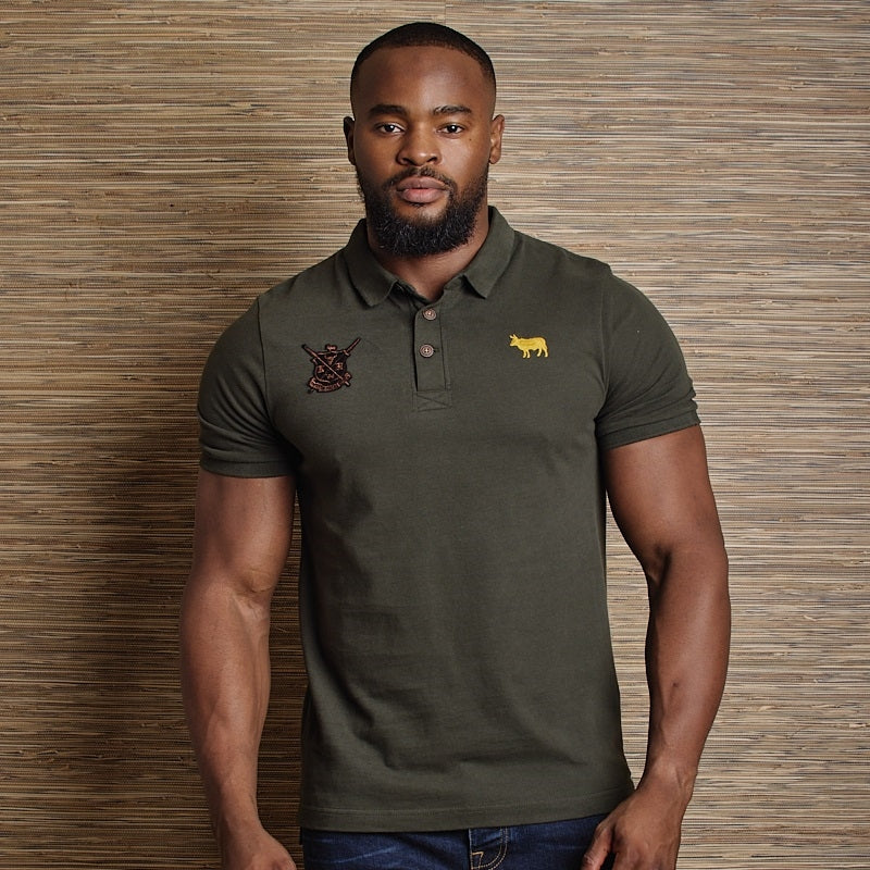 Polo Spear Badge Polo - Fatigue