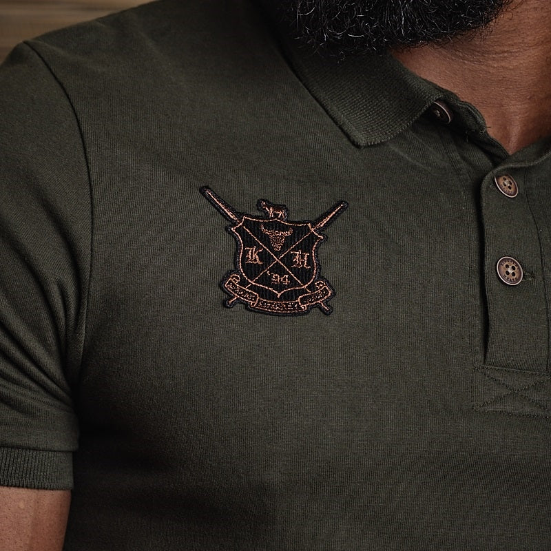 Polo Spear Badge Polo - Fatigue