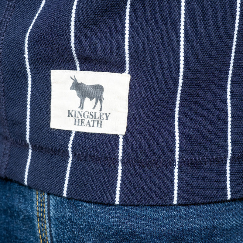 Kingsley Heath Verti Stripe Henley Midnight