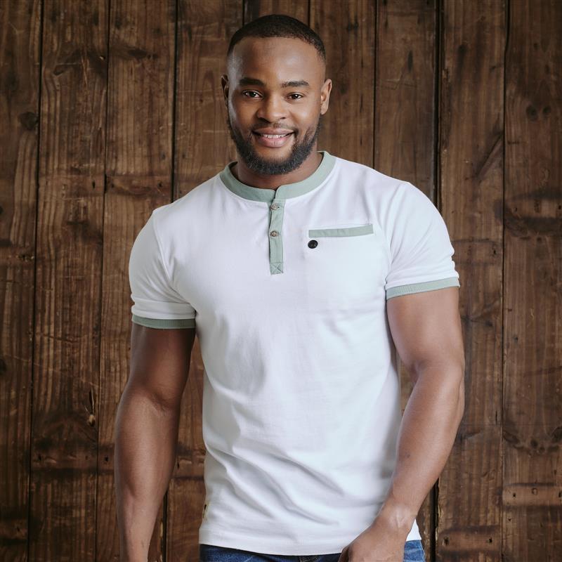 Kingsley Round Rivet Pocket Sj Henley - Pelican