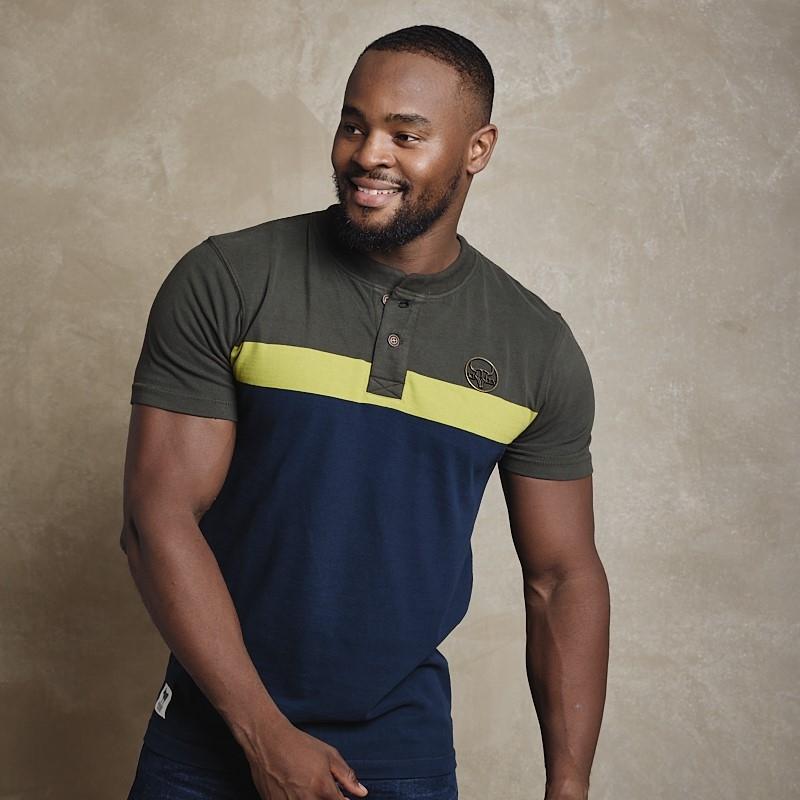 Summer Colours Henley - Midnight