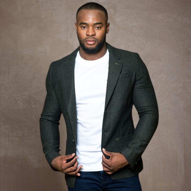 Urban Luxury Tweed Blazer - Fatigue
