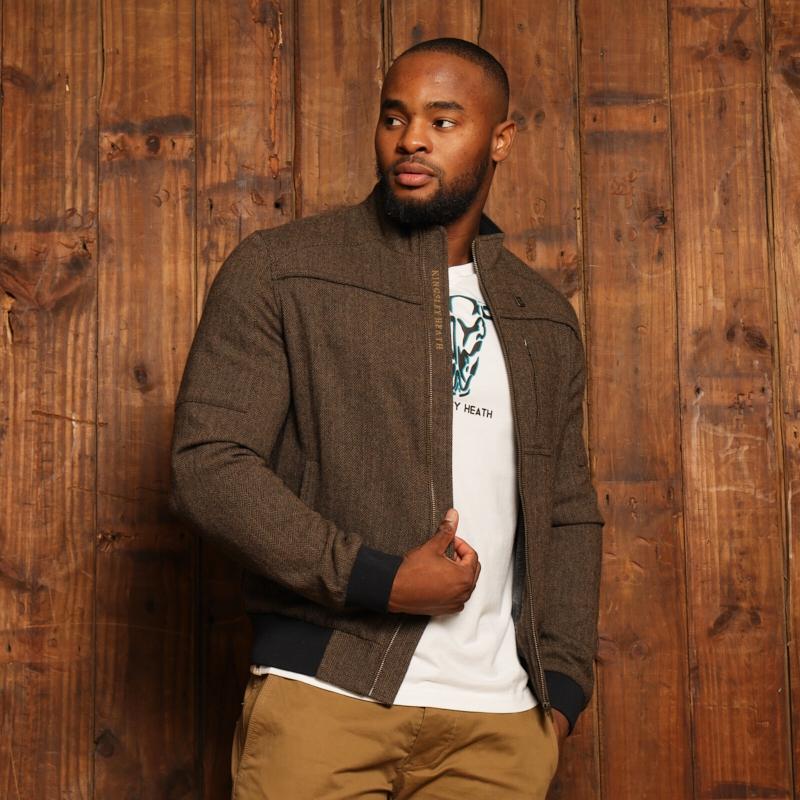 Kingsley Heath Hilton Harrington Tweed Jacket  - Buffalo