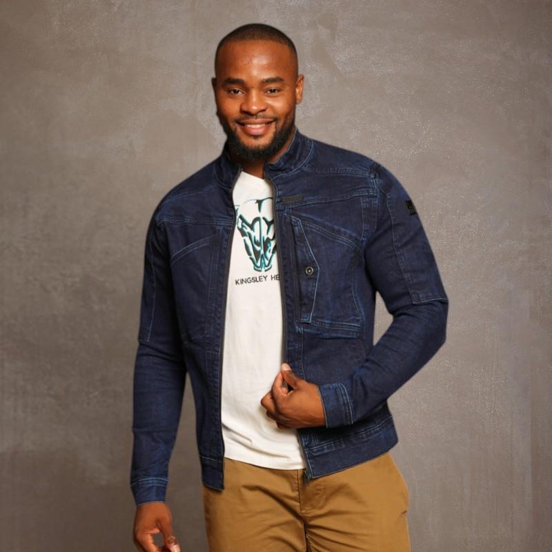 Cape Quarter Denim Jacket - Solid Ink Wash