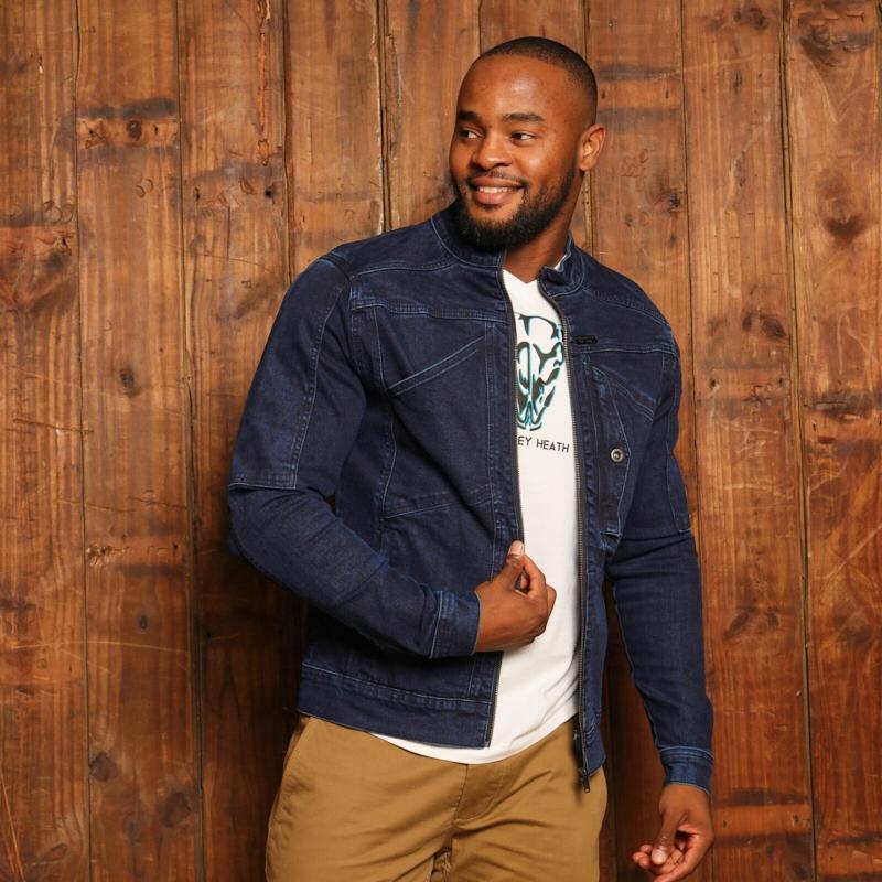 Kingsley Heath Cape Quarter Denim Jacket - Solid Ink Wash