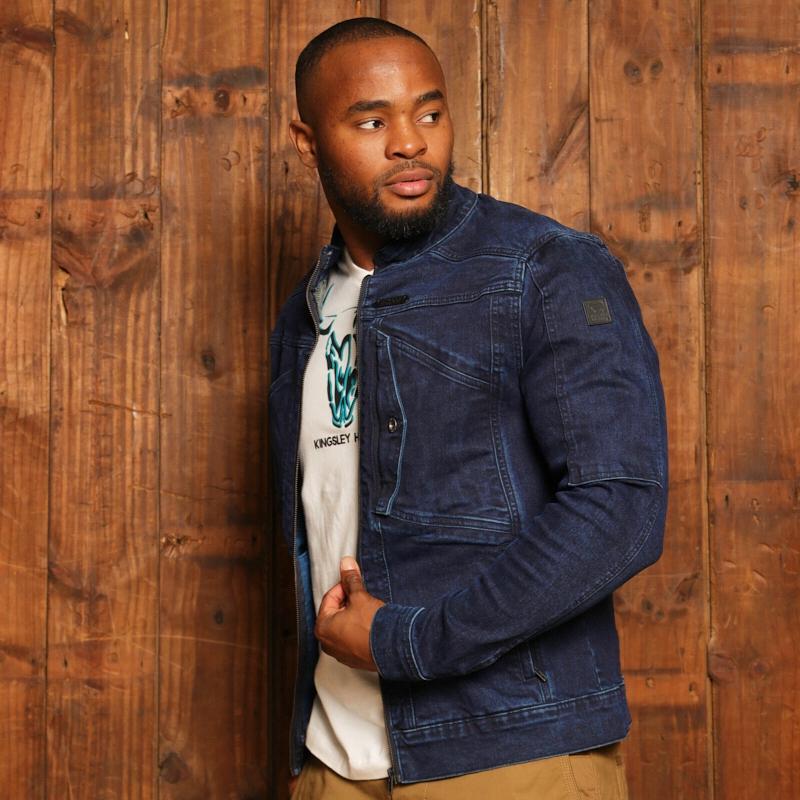 Kingsley Heath Cape Quarter Denim Jacket - Solid Ink Wash