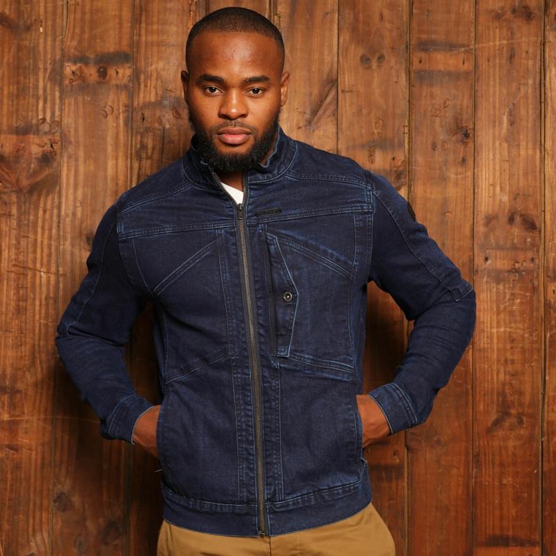 Kingsley Heath Cape Quarter Denim Jacket - Solid Ink Wash