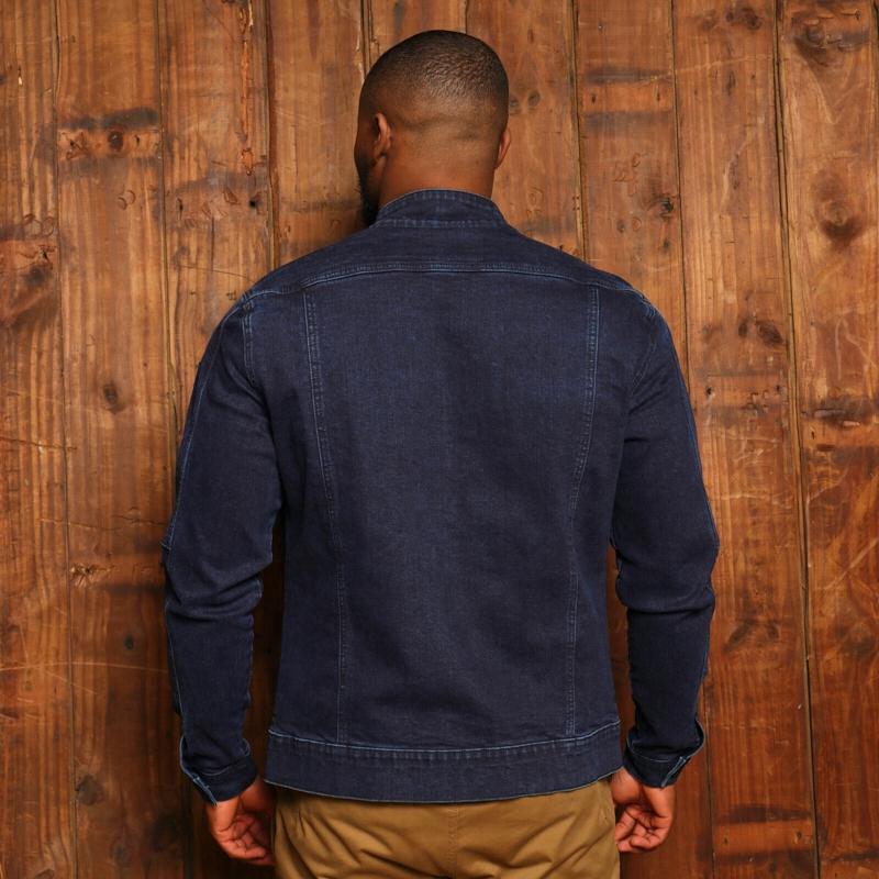 Kingsley Heath Cape Quarter Denim Jacket - Solid Ink Wash