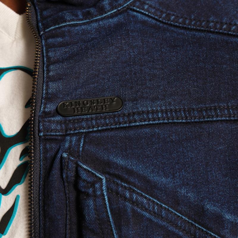 Kingsley Heath Cape Quarter Denim Jacket - Solid Ink Wash