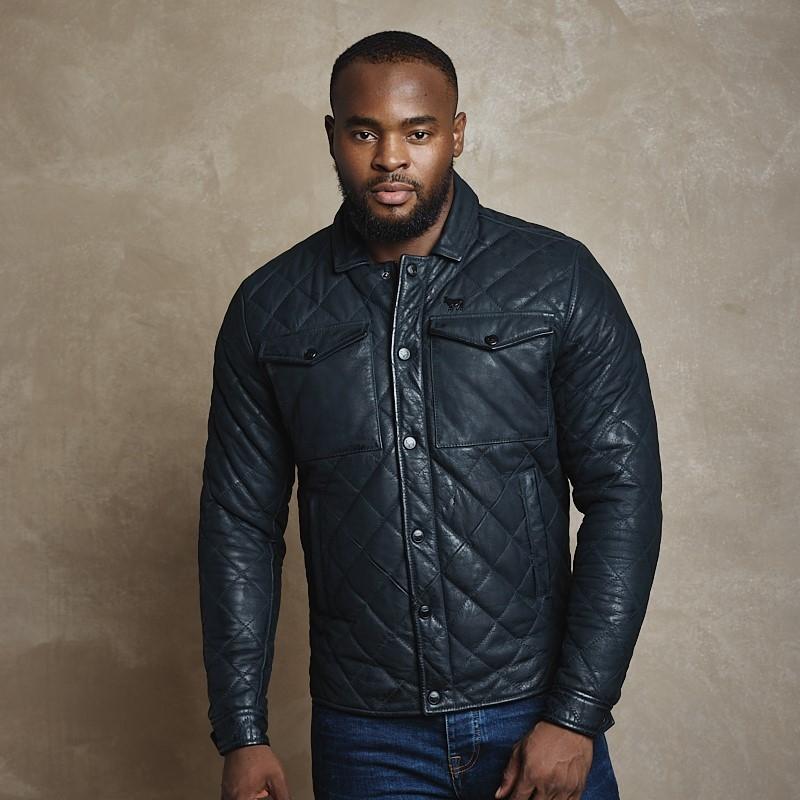 Kingsley Heath | Leather Suede Hunting Jacket Mens – Cow Leather