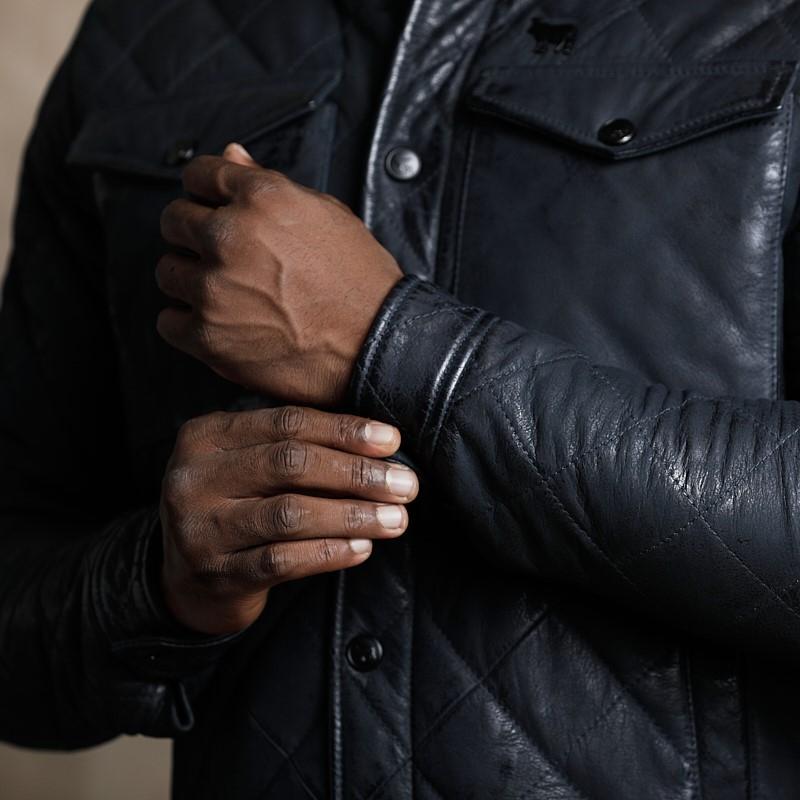 Kingsley Heath | Leather Suede Hunting Jacket Mens – Cow Leather
