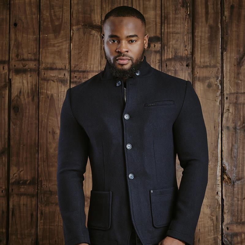 Kingsley Luxe Collar Wool Blazer - Midnight