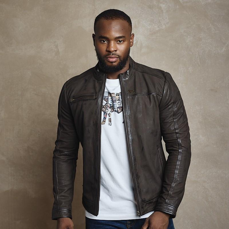 マツフジ　carry poket cow leather jacket Kingsley Heath | Triumphs Leather Jacket Mens – Choc Cow Leather