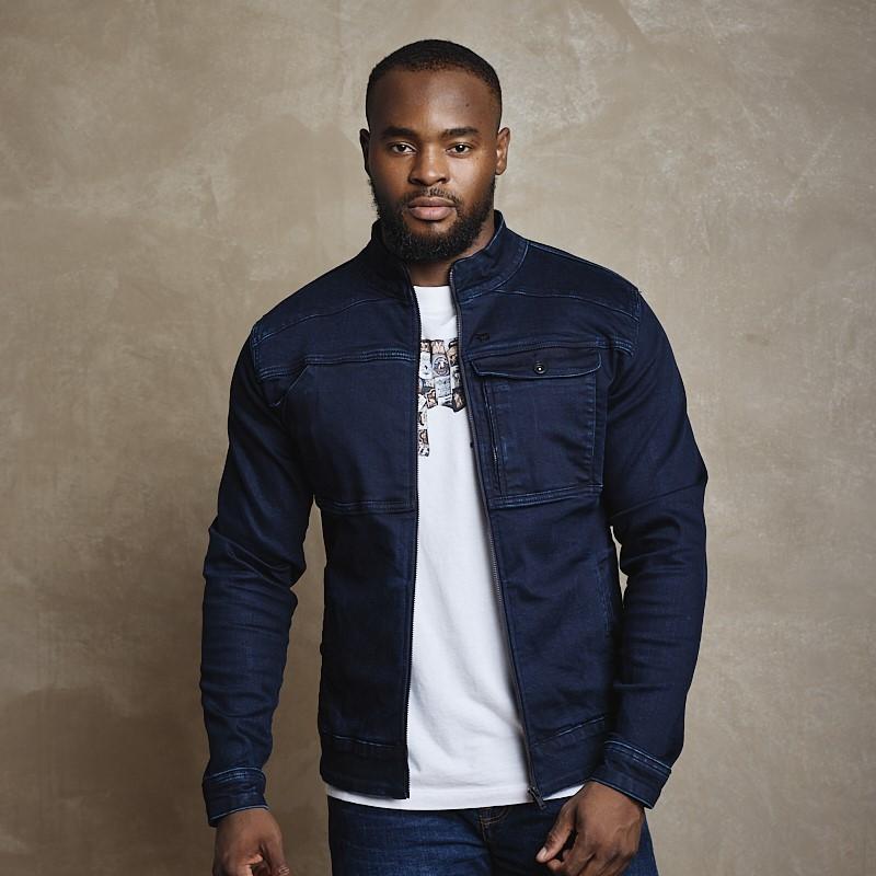 Kingsley Heath | Garment District Denim Jacket Mens – Ink Indigo