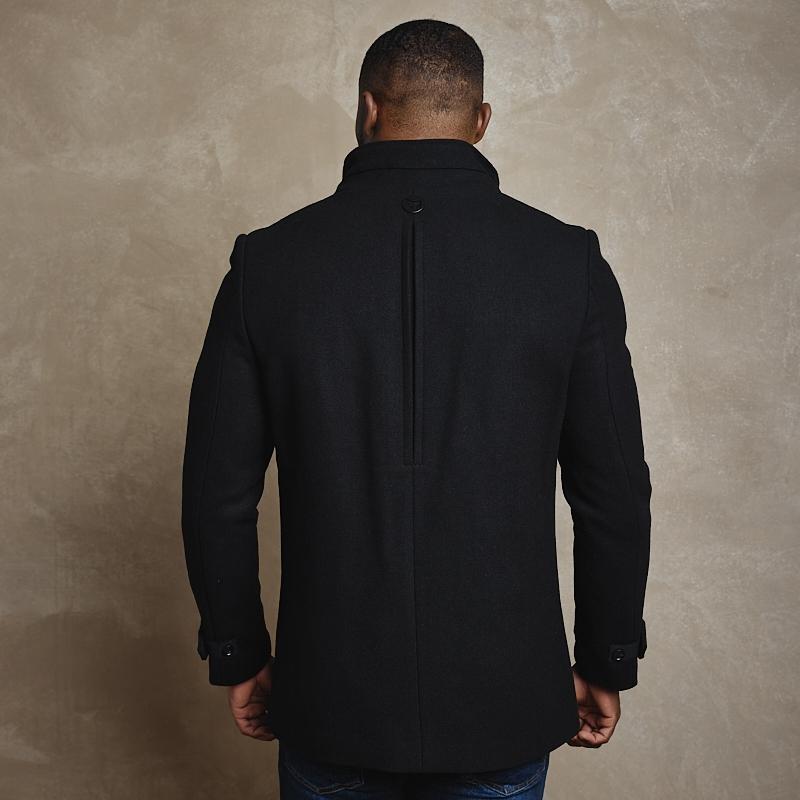 Kingsley Heath | Outeniqua Wool Coat Mens – Mamba Wool Blend