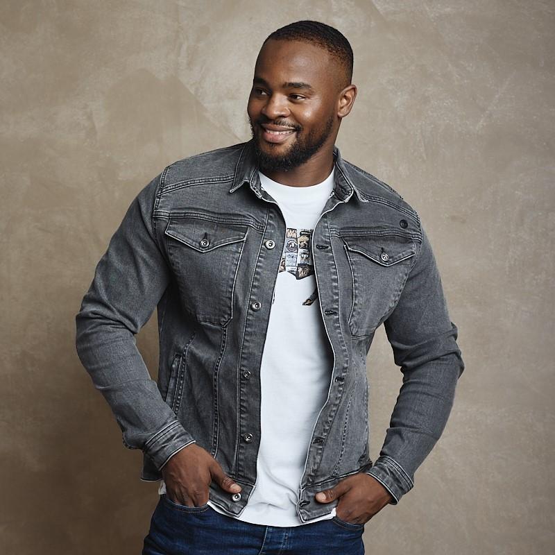 Kingsley Heath | West Coast Denim Jacket Mens – Grey Wash 15oz