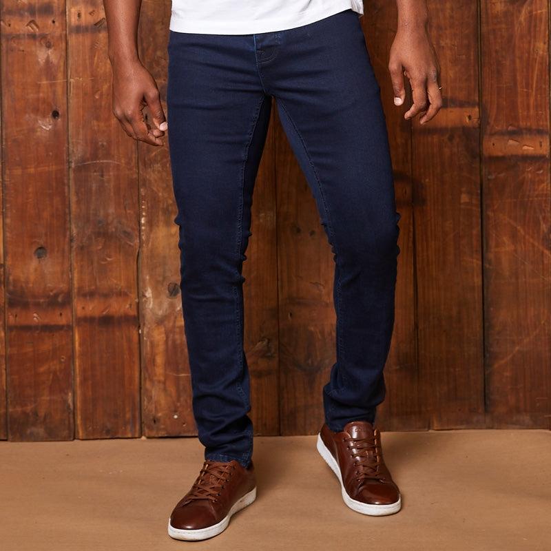 Okavango Super Slim Denim - Solid Ink Wash