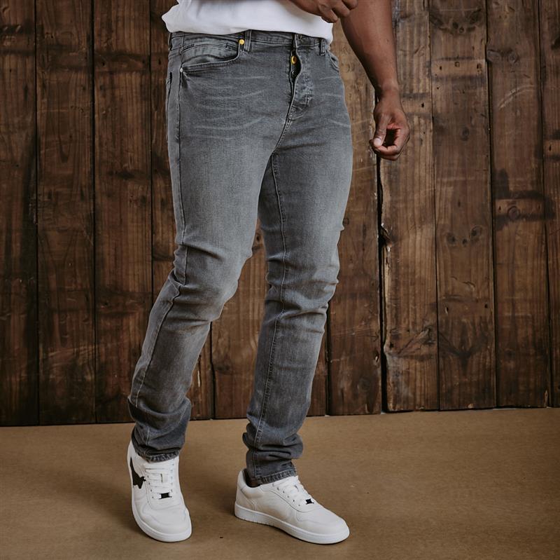 Okavango Super Slim Denim - Light Grey