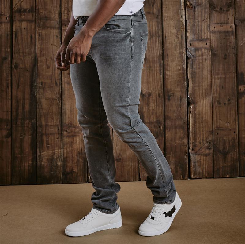 Okavango Super Slim Denim - Light Grey