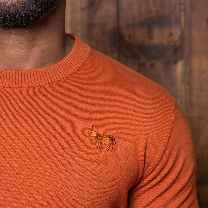 Timeless Kingsley Heath Cashmere-Blend Crew Pullover Buffalo  - Buffalo