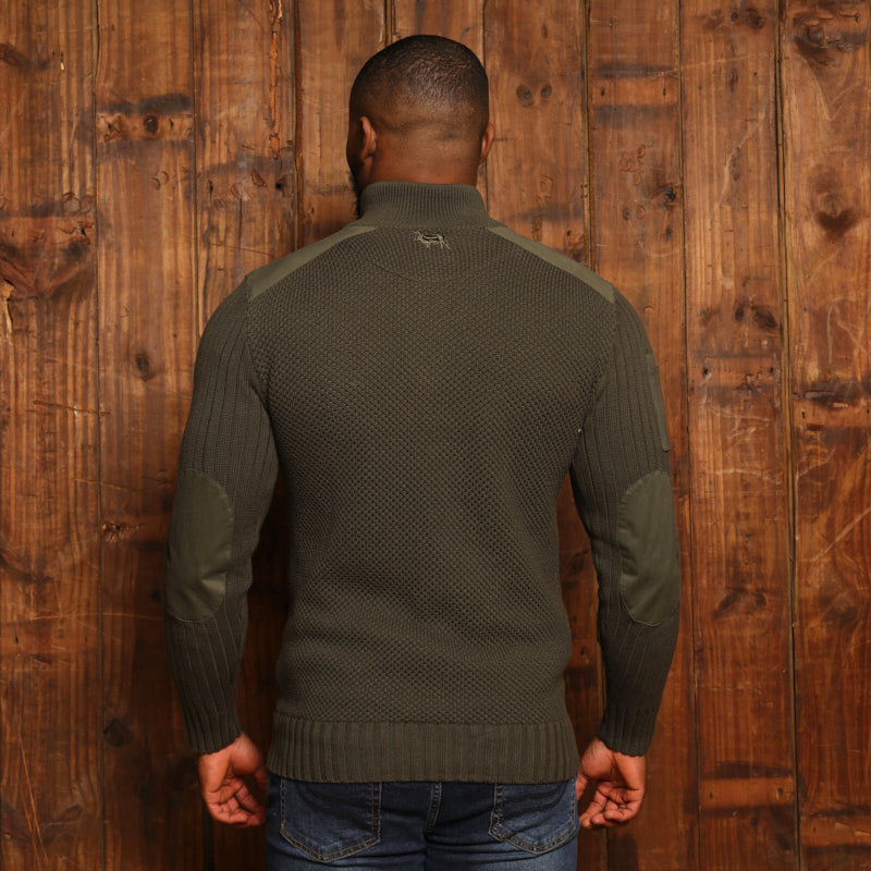 Kingsley Modern Maverick Quarter Zip - Fatigue