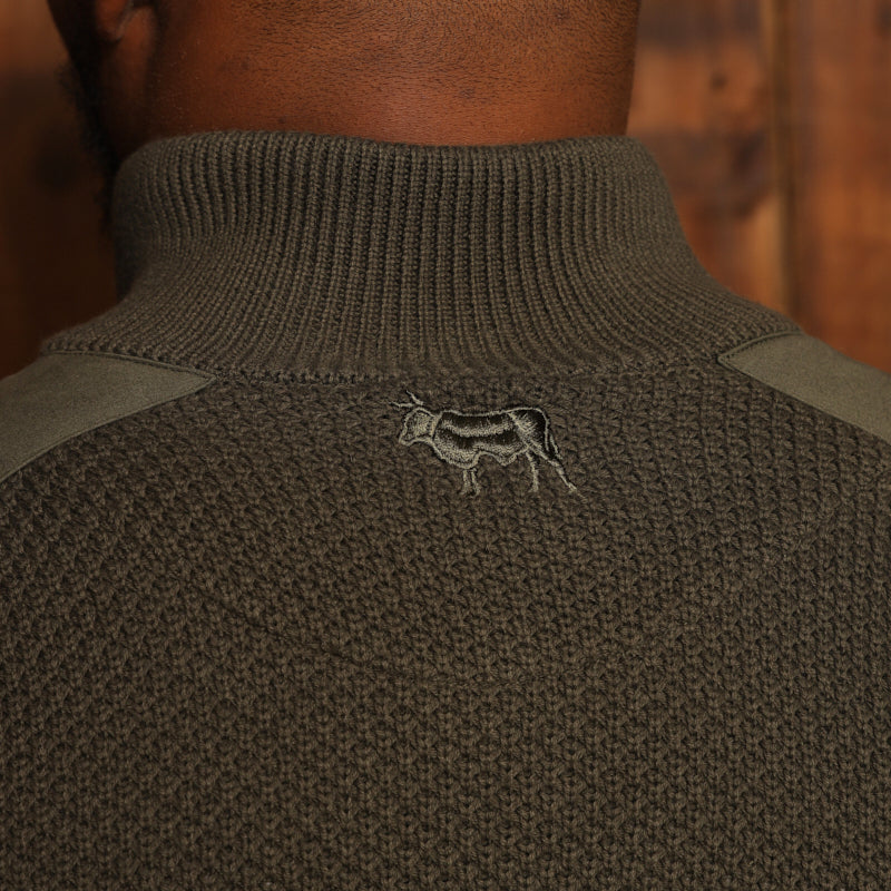 Kingsley Modern Maverick Quarter Zip - Fatigue