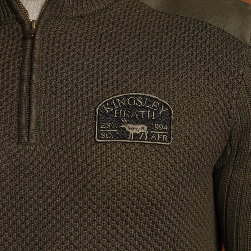 Kingsley Modern Maverick Quarter Zip - Fatigue