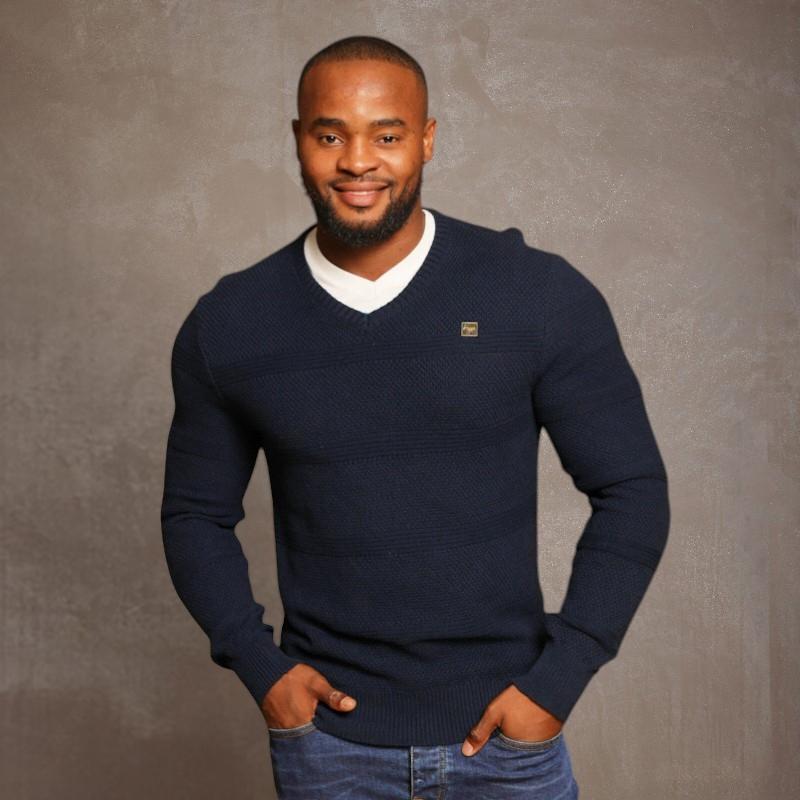 Lungwa Valley V-Neck Pullover - Midnight