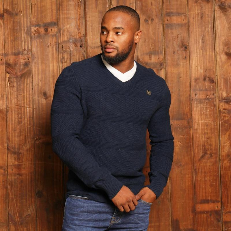 Kingsley Lungwa Valley V-Neck Pullover - Midnight