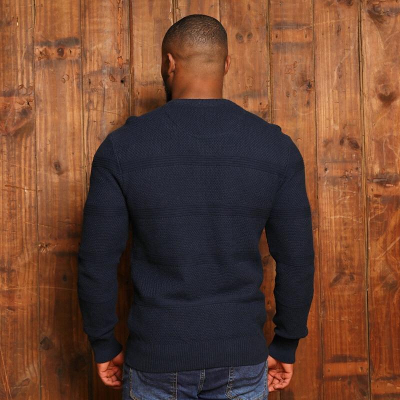 Kingsley Lungwa Valley V-Neck Pullover - Midnight