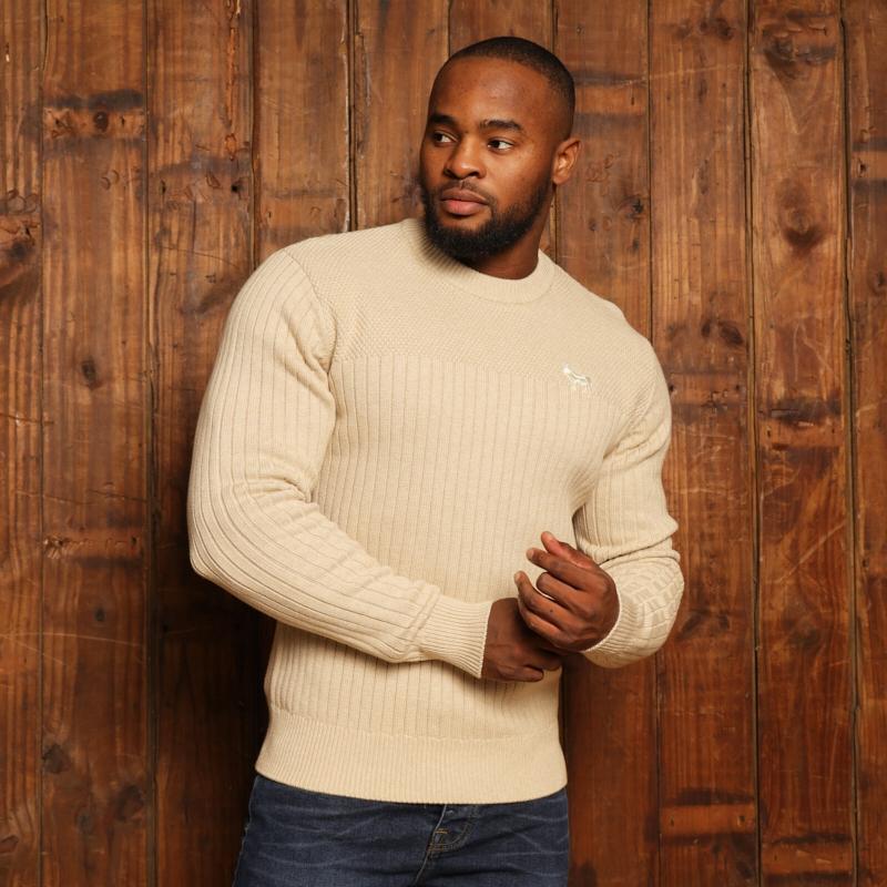 Kingsley So Afr Striped Pullover Knit - Pangolin