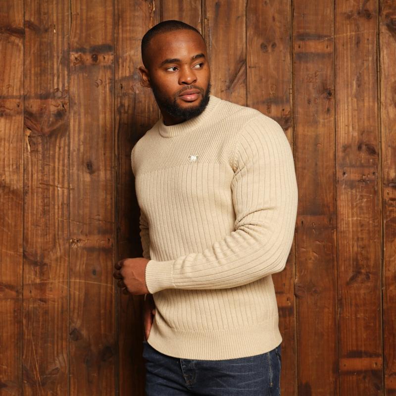 Kingsley So Afr Striped Pullover Knit - Pangolin