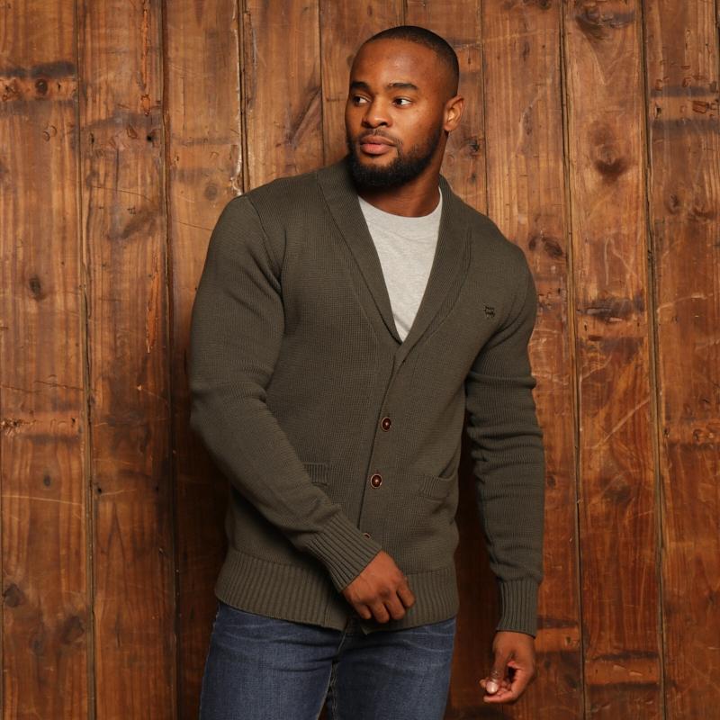 Kingsley Heath CL Weekender Cardigan - Fatigue