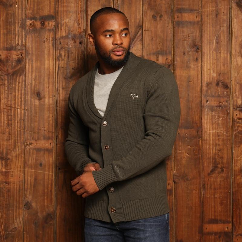 Kingsley Heath CL Weekender Cardigan - Fatigue