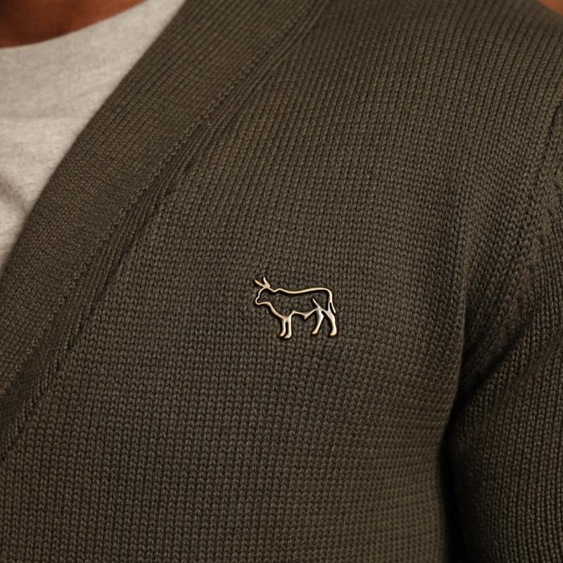 Kingsley Heath CL Weekender Cardigan - Fatigue