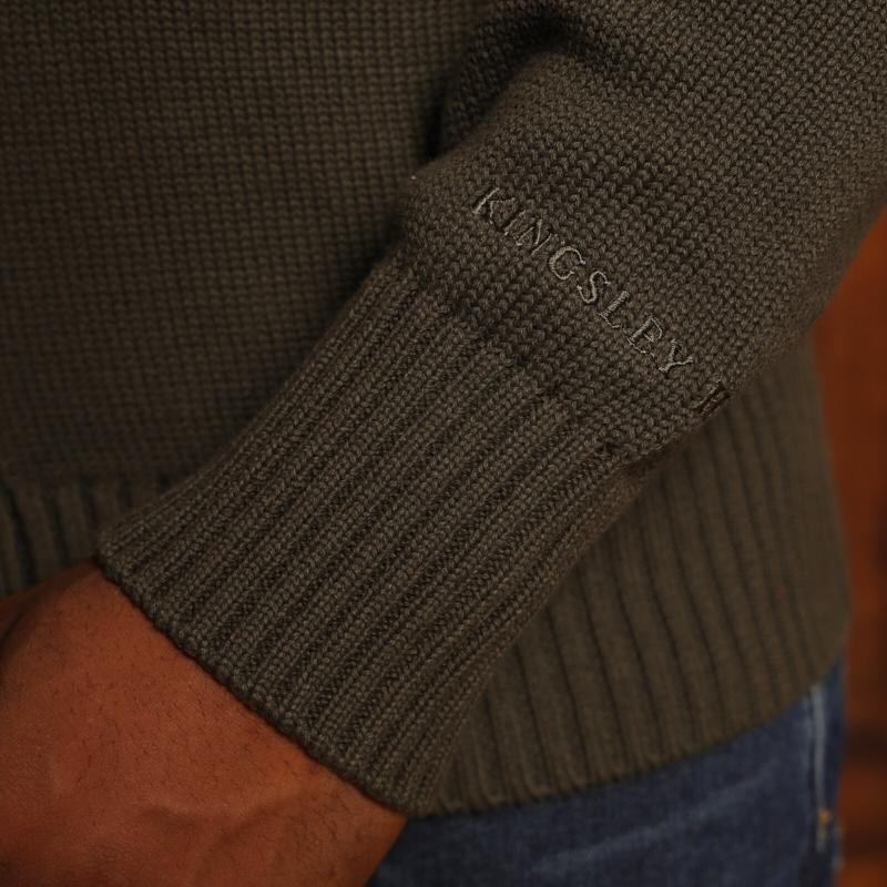 Kingsley Heath CL Weekender Cardigan - Fatigue